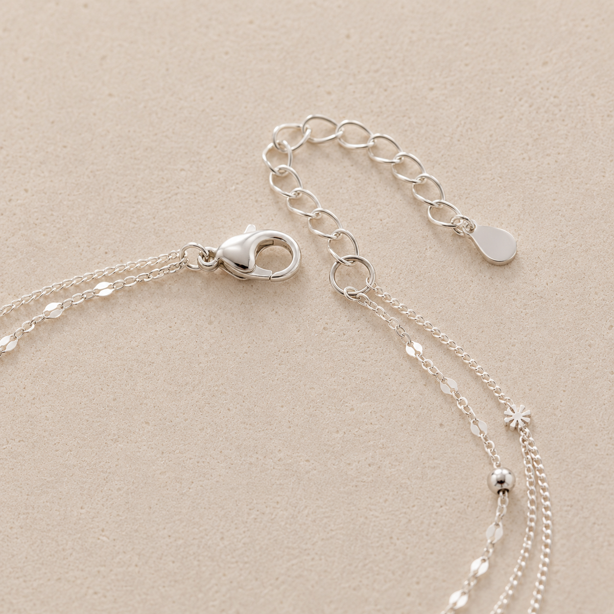 Aurea Stella Bracelet – srebrna bransoletka warstwowa